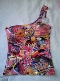 Blusinha Estampada com Bojo - Serve P e M