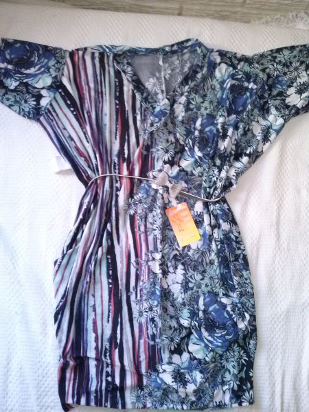 Vestido Leve Estampado Tam. G